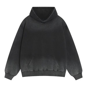 Sudaderas con capucha personalizadas 100% algodón peso pesado calidad de lujo Puff impresión ropa de calle de gran tamaño sudaderas con capucha para hombres - Product Image 1