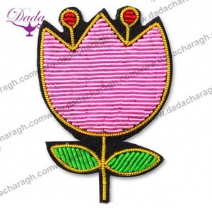 High Quality DIY 3D Hand Embroidered Electrical Outlet <b>Pin</b> Jewelry Patches France Bullion Wired Blazer <b>Brooches</b> New Fabric Badge - Product Image 2