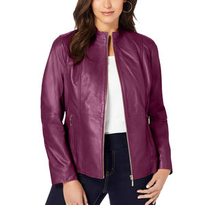 Veste en cuir véritable de vachette rétro vintage pour femmes pardessus mi-long Streetwear Camouflage décoration Chaquetas De Mujer - Product Image 2