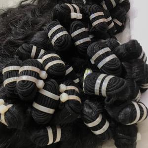 Extensions vietnamiennes vierges de qualité supérieure, non traitées, naturelles, à ondulation naturelle, double trame, originales, flottantes, teintes plus foncées, adaptées - Product Image 6