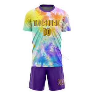 Ensemble uniforme et short de football à sublimation personnalisée de haute qualité pour adultes avec coupe automatisée, conception légère et respirante - Product Image 2