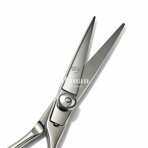 Tijeras de Barbero de Acero Inoxidable 4Cr13, Punta Afilada, Mango Mediano, para Diestros, No Plegables, Dientes Personalizados, Alta Calidad - Product Image 2