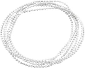 Wholesale Luxury White Plastic POM Roman Blind Pull Chain 4.5x6mm <b>Bead</b> Chain Accessories - Product Image 1