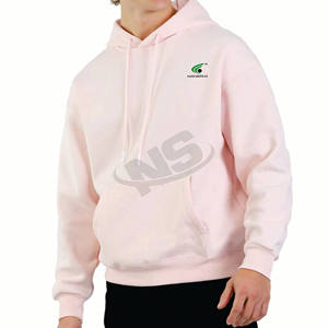 Sudaderas con capucha clásicas de mezcla de algodón para hombre, Jersey holgado de gran tamaño con logotipo personalizado básico, Sudadera con capucha de invierno - Product Image 1