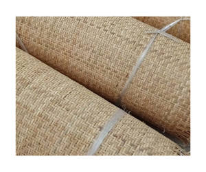 Elegante cincha de caña para muebles modernos de mediados de siglo, hojas de ratán hechas a mano para interiores artísticos - Product Image 1