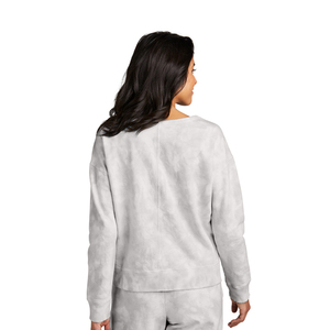 Sudadera con logotipo personalizado para mujer, jersey de manga larga de invierno con tinte de corbata, sudadera acogedora de tela polar para uso diario - Product Image 5