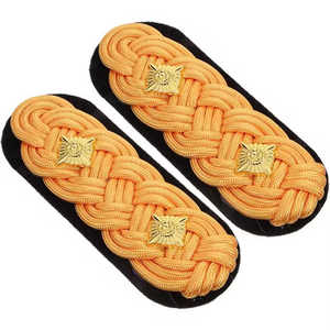 Simple Epaulet Shoulders for Jackets with Cotton/Nylon/<b>Polyester</b>/<b>Wool</b> Smooth <b>Fabric</b> Shoulder Decorations for Outdoor Activities - Product Image 6