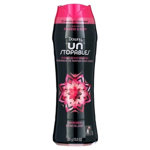 Downy unstopables 10ออนซ์เป็นมิตรกับสิ่งแวดล้อม IN-WASH กลิ่นบูสเตอร์ลูกปัดแข็งแบบใช้แล้วทิ้งสำหรับผงซักฟอกในห้องน้ำใช้ shimmer shimmer - Product Image 4