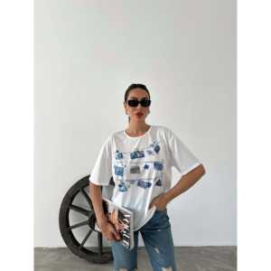 Camiseta Básica Estampada 100% Algodón, Tejido Jersey Transpirable - Product Image 2