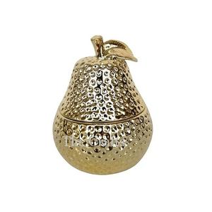 Boîte de service en aluminium poli et doré avec chocolats de qualité supérieure Serveur de noix pour la maison et l'hôtel - Product Image 1