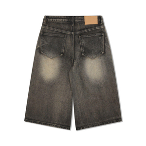 2025 Wholesale Factory <b>Men's</b> customized high quality <b>men</b> Denim Shorts Mid Waist Straight Loose Pants for Summer shorts <b>Jeans</b> - Product Image 6