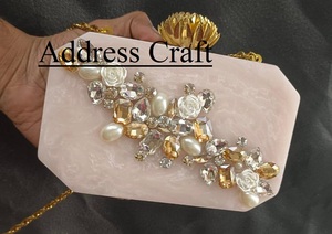 Sac à main pochette en résine vintage pour dames dernier cri sac à main en résine à vendre sac à main en résine de style unique Design élégant indien - Product Image 3