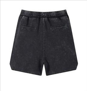 Custom Heavy Weight Cotton <b>Fleece</b> Sun Faded Cargo <b>Shorts</b> Acid Wash Stone Washed Oversized Baggy Sweat <b>Shorts</b> for Men Sports - Product Image 6