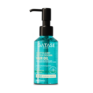 น้ำมันบำรุงหนังศีรษะยูคาลิปตัสมิ้นท์สำหรับการเจริญเติบโตของเส้นผม ช่วยให้ผมหนาขึ้น น้ำมันใส่ผมเนื้อบางเบาผสมอาร์แกน โจโจบา วิตามินอี - Product Image 3