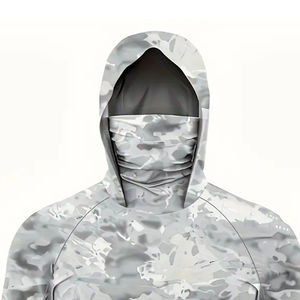 Ropa Deportiva de Calidad Superior 100% Poliéster, Sudadera con Capucha de Manga Larga para Pesca al Aire Libre, Malla Transpirable con Protección Solar UPF 50, Servicio OEM Personalizado - Product Image 6