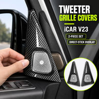 Ensemble de garnitures intérieures et extérieures iCAR V23 aspect carbone