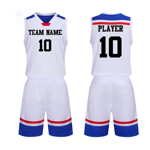 100% poliéster hombres adultos ropa de baloncesto diseño personalizado transpirable Anti-UV secado rápido baloncesto Jersey uniforme conjuntos equipo - Product Image 2