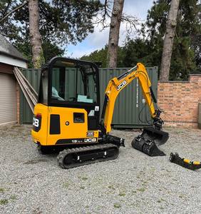 JCB 19C-1 Mini Excavator Crawler Yellow Compact Track Loader High Digging Power 0.12m Bucket Capacity for Engine 120kW Core - Product Image 4
