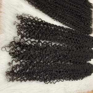 Cabello humano vietnamita Remy negro birmano rizado para todas las mujeres moda caliente estilo de cabello suave y suave cabello de lujo al por mayor - Product Image 4