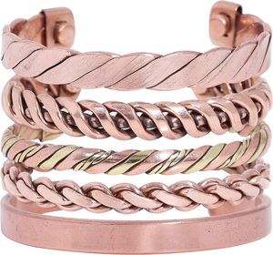 Stylish Fashionable Copper <b>Magnetic</b> Health <b>Bracelet</b> Therapeutic Wellness Jewelry Fashionable Copper <b>Magnetic</b> Health Bangle - Product Image 5