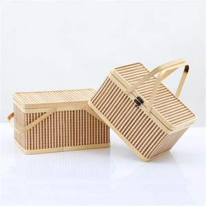 Nouveau produit Boîtes en bambou Cadeau de rangement Emballage naturel écologique fait à la main personnalisé Fabriqué au Vietnam Fabricant - Product Image 1