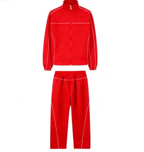 Conjunto Deportivo de 2 Piezas para Hombre, Chaqueta Cortavientos con Cierre y Pantalones Jogger, con Logotipo Personalizado, de Nailon de Alta Calidad, Reflectante, Estilo Urbano Vintage - Product Image 2