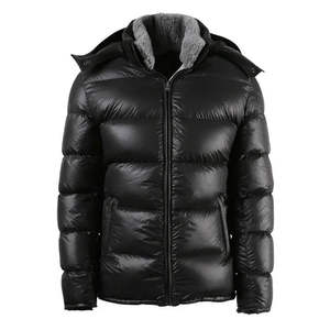 Wholesale Custom Design Anti-Pilling Long Sleeve Puffer <b>Jacket</b> for Men Latest High Street for Winter Plain Blank Puffer <b>Jackets</b> - Product Image 1