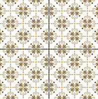 Carreaux muraux en céramique de qualité supérieure 600x600mm et 300x300mm avec surface mate marocaine pour appartement