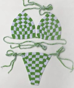 Maillot de bain bikini au crochet personnalisé fait main de haute qualité - Product Image 1