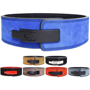 เข็มขัดยกน้ำหนักหนังกลับสำหรับสควอท เดดลิฟท์ ออกกำลังกาย ช่วยพยุงหลัง แข็งแรง รับผลิตตามแบบ OEM พร้อมสกรีนโลโก้ ขายส่งอุปกรณ์ฟิตเนส - Product Image 3