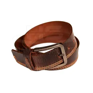 High Quality Cow Hide Leather Belts From Pakistan Light Weight Leather Belt For Men 2023 Whole Sale