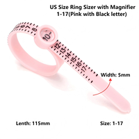 Ceinture de mesure professionnelle pour bagues, réglable, compatible US UK EU, outil de mesure de taille de doigt pour la fabrication de bijoux, logo personnalisé, DIY