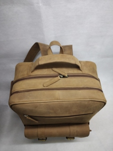 Toptan tedarik büyük seyahat deri ağır deri dizüstü postacı çantası sırt çantası rahat kullanım dünya çapında ihracat hindistan - Product Image 3