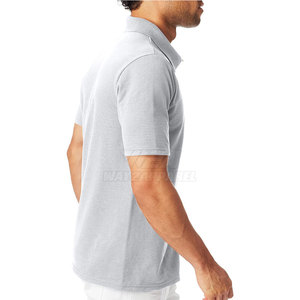 เสื้อยืดโปโลผู้ชายสีทึบทำจากประเทศปากีสถาน - Product Image 3