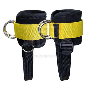 สายรัดข้อเท้าสําหรับเครื่องเคเบิลบริการ OEM ขนาดที่กําหนดเองและการพิมพ์โลโก้ยิมฟิตเนสสายรัดข้อเท้า - Product Image 5