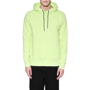 Sweat-shirts et pulls à capuche en polaire unie pour hommes, en coton mélangé French Terry pour l'hiver, avec logo personnalisé - Product Image 2