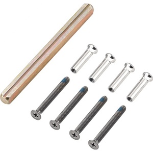 Juego de Montaje Moderno ASL G/G con Roseta 39-58 mm M5 X 45 Cuadrado 8 X 115 mm FSB, Tiradores y Perillas de Latón para Muebles y Armarios - Product Image 1