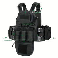 Gilets tactiques noirs en gros OEM, haute qualité, utilitaires, personnalisés, boucle D, approvisionnement en vrac, tailles et couleurs personnalisées, gilet tactique