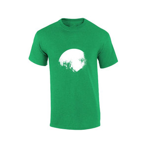 เสื้อยืดสีขาวล้วนสำหรับผู้ชายผ้าฝ้าย100% พิมพ์โลโก้แบบกำหนดเอง - Product Image 5