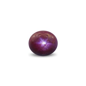 Rubis Étoilé 6,94 Carats Pierre Précieuse Naturelle Taille Coussin Facettée Émeraude Synthétique Calibrée Couleur Rouge 8mm Hauteur 10mm - Product Image 1