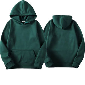 2025 Men's 100% Cotton Casual <b>Trendy</b> Solid Winter Embroidered Comfortable Fit Sporty Stylish Outfits <b>Hoodie</b> Unisex - Product Image 6