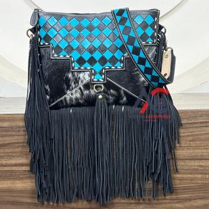 กระเป๋าถือหนังวัวแท้ลายตารางหมากรุก งานแฮนด์เมด แฟชั่นใหม่ ขายส่งสุดฮิต ปี 2025 สำหรับผู้หญิง - Product Image 1