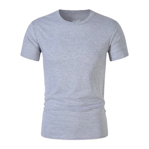 เสื้อยืดผ้าฝ้าย100% สำหรับผู้ชายเสื้อเจอร์ซี่สีพื้นออกแบบได้ตามต้องการ - Product Image 1