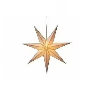 Étoile en métal finition dorée de haute qualité décoration d'arbre de Noël et de festival étoile suspendue étoile en métal scintillante sans rouille faite à la main - Product Image 1