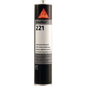 Sikaflex-221 300ml 50mm Polyurethane Sealant Cartridge Solid White -20-100C Automotive Expansion Joint <b>Seals</b> by Sika - Product Image 1
