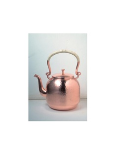 Retro copper kettle with smooth belly and fire safe base made <b>for</b> stove top boiling or elegant display at <b>sale</b> rate - Product Image 2