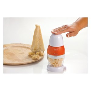 Turbo 200W Electric Food <b>Grinder</b> Arancio E Bianco 0001676 with Stainless Steel Blades <b>Plastic</b> Housing High Power Convenience - Product Image 3
