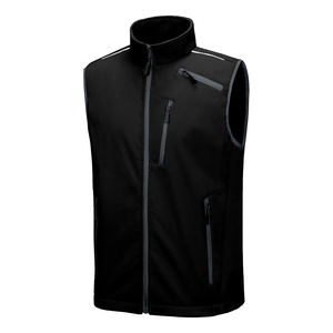 Veste softshell pour homme, légère, fine, de haute qualité, imperméable, coupe-vent, respirante, col montant, broderie de logo personnalisée, hiver - Product Image 5
