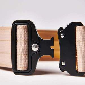 Collier pour animaux de compagnie rembourrage en néoprène souple pour chien de race moyenne fermeture à boucle collier de chien tactique poignée de contrôle rubans personnalisés - Product Image 2