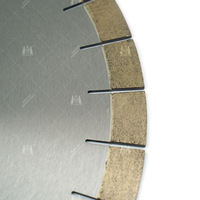 Disque diamanté industriel à quartz soudé haute vitesse et haute fréquence 450 mm à noyau silencieux